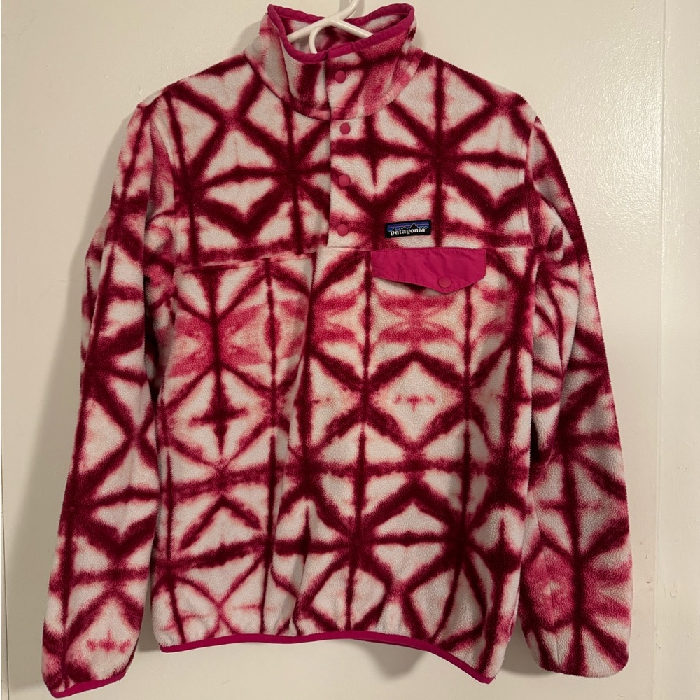 Pink Tie-Dye Patagonia Pullover